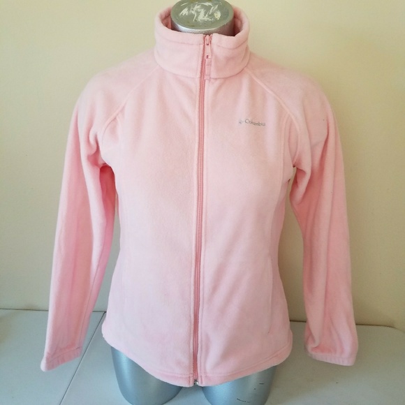 baby pink fleece jacket